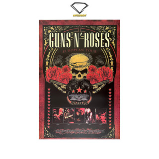 💎Intelligent | โปสเตอร์ Guns N’ Roses | ขนาด 23.5x34.5 นิ้ว | x 1 แผ่น Guns N’ Roses โปสเตอร์วงดนตรี