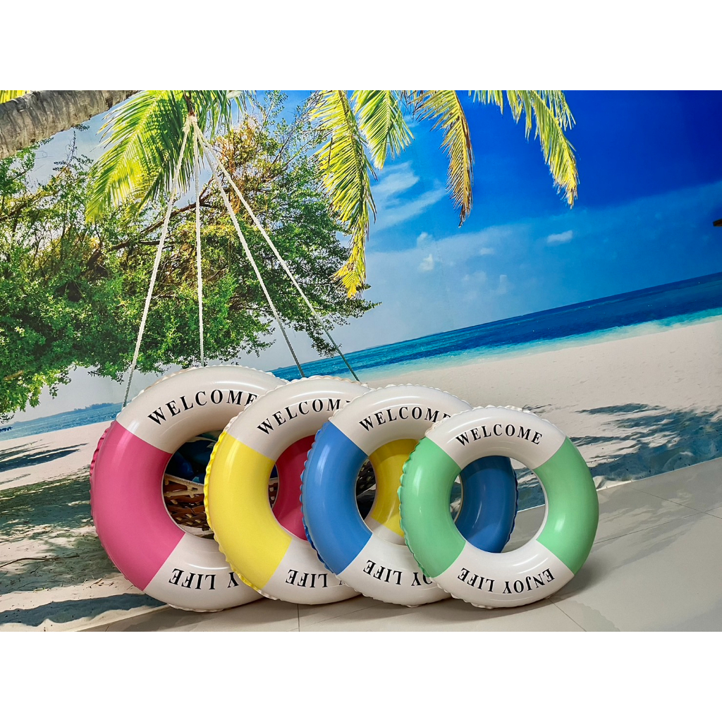 Sainteve ห่วงยางเป่าลมลาย welcome SY-A2049