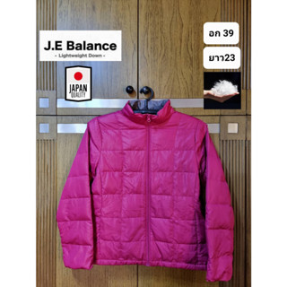 เสื้อกันหนาว เสื้อขนเป็ด เสื้อกันหนาวขนเป็ด แบรนด์  J.E Balance จากญี่ปุ่น