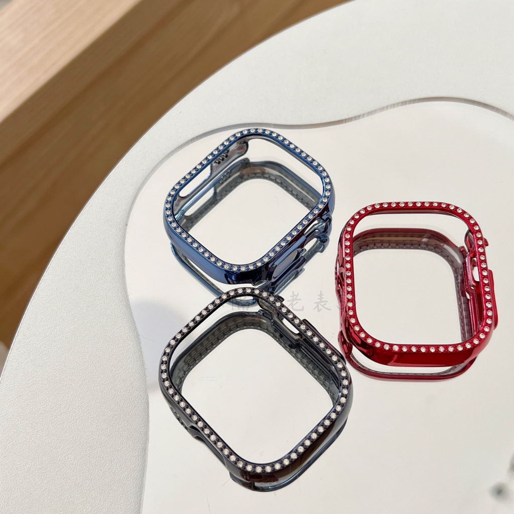 พร้อมส่งจากในไทย เคส PC ประกับเพชร ขนาด 49mm ใช้ได้กับ Smart Watch Ultra 8 / Ultra 8 Pro / Hello Ultra / Ultra 1:1