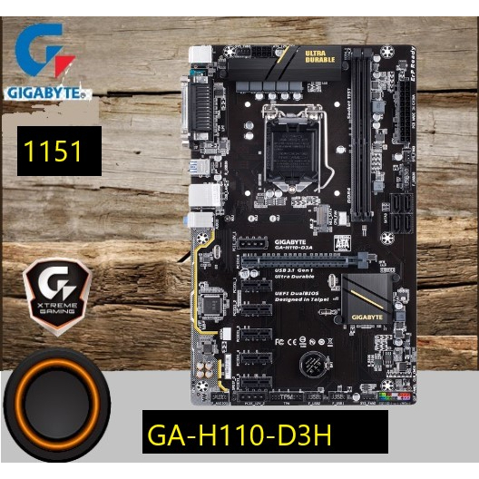 1151/MAINBOARD GIGABYTE GA-H110-D3H/DDR4