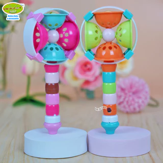 1 ชิ้น Fin babiesplus กรุ๊งกริ๊ง ของเล่นเด็กเสริมทักษะ เขย่ามือ
