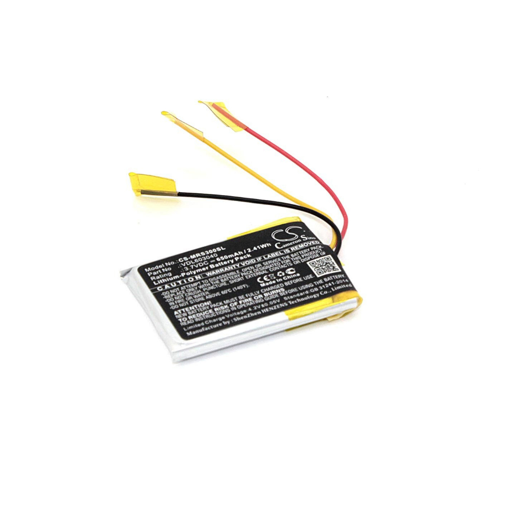 ขายแบตเตอรี่อะไหล่ CS-MRS300SLสำหรับเปลี่ยน สำหรับ Marshall Major II, Major II Bluetooth, Major III,