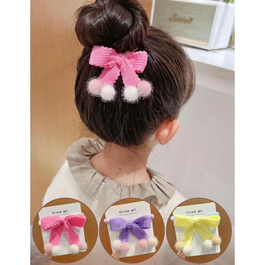 พร้อมส่ง ยางรัดผมน่ารัก ยางรัดผมปอมๆ