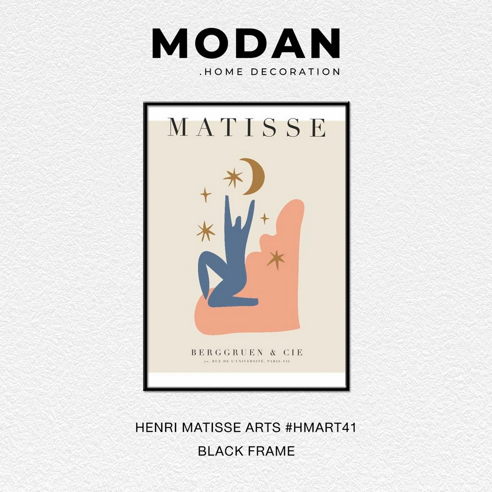 ⚡ พร้อมจำหน่าย ⚡ MODAN ภาพตกแต่งบ้านสไตล์โมเดิร์น HENRI MATISSE ART รหัส HMART41