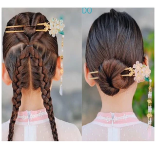 พร้อมส่งในไทย ปิ่นปักผมสไตล์​จีนโบราณ​ เครื่องประดับผมโบราณ​ SET​ N024