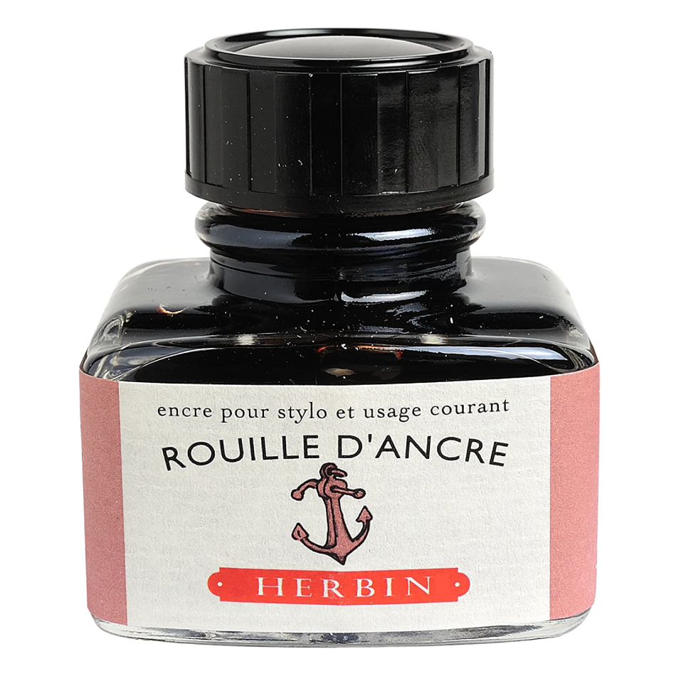 J HERBIN Fountain Pen Inks Rouille d’ancre (C13058T) / น้ำหมึกสำหรับปากกาหมึกซึม สีสนิมสมอเรือ แบรนด์ J HERBIN