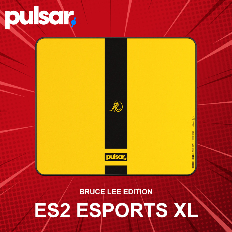 แผ่นรองเมาส์ Pulsar ES2 eSports Mousepad XL (Bruce Lee Edition)