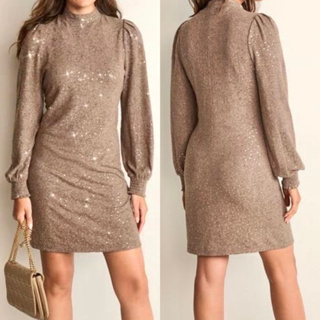 NEXT Long Sleeve Embroidered Dress