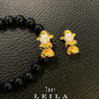 Leila Amulets เทพเจ้าไฉ่ซิงเอี้ย รุ่น ร่ำรวย มั่งคั่ง สีสองกษัตริย์ (พร้อมกำไลหินฟรีตามรูป)