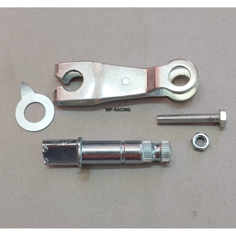 แกนลูกเบี้ยวเบรคหลัง+มือลิงเบรคหลังชุดใหญ่ WAVE เวฟ ทุกรุ่น WAVE 100-110, Wave125, Wave110-i, Wave12