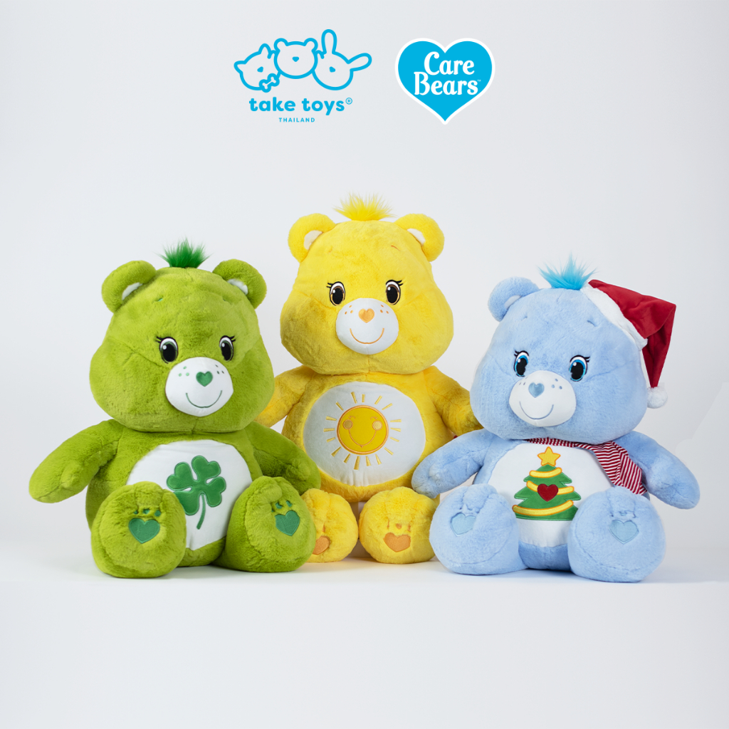 Care Bears 60cm จัมโบ้-ตุ๊กตาแคร์แบร์ 60ซม. I CareBears ลิขสิทธิ์ประเทศไทย ของแท้ 100% [ส่งฟรี]