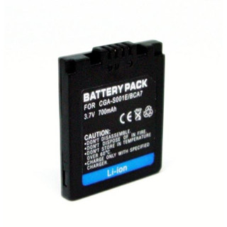 แบตกล้อง Panasonic Digital Camera Battery รุ่น CGA-S001E/BCA7