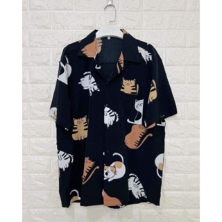 💥เสื้อฮาวายไซส์ใหญ่ ผ้าไหมอิตาลี รอบอก 44-56นิ้ว พร้อมส่ง💯💯