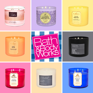 [set 2/5] เทียนหอมแบบ3หัวจุดของ Bath and Body Works แบบ 3 หัวจุดสร้างบรรรยากาศผ่อนคลายในที่ต่างๆด้วยตัวคุณเอง