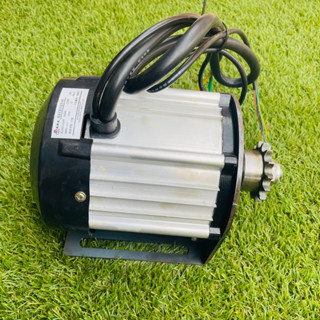 มอเตอร์บัสเลส 60v 1500w เฟือง 428 14 ฟัน พร้อมฐานยึดเหล็ก มอเตอร์ทองแดงแท้ วัตต์ เต็ม