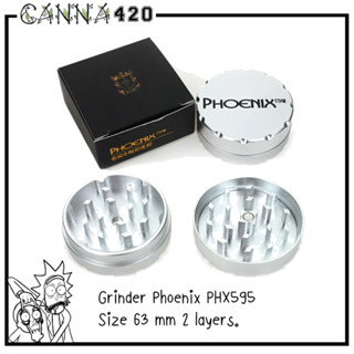 Phoenix Grinder PHX5955 เครื่องบด ที่บดสมุนไพร เครื่องบดสมุนไพร ขนาด 50mm 2 layers หรือ 2 ชั้น