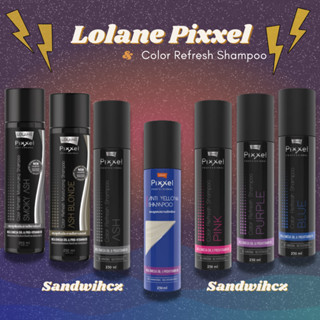 Lolane Pixxel Color Refresh Shampoo แชมพูเพิ่มประกายสี โลแลนพิกเซล คัลเลอร์รีเฟรชแชมพู ครบทุกสี 250 ml