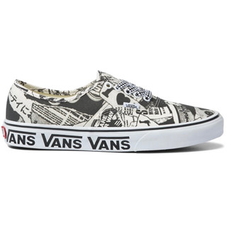 VANS AUTHENTIC VANS COLLAGE BLACK WHITE SNEAKERS สินค้ามีประกันแท้