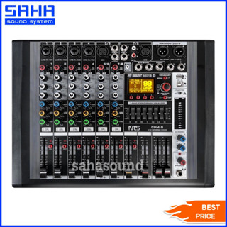 NTS CPM-8 POWER MIXER เพาเวอร์มิกเซอร์ (8 โมโนอินพุท 2 สเตอริโอ) sahasound - สหซาวด์