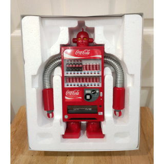 Coca Cola Bending Machine Red Vending Machine Type Robot Piggy Bank 1/8 Scale
