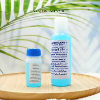 ✨ น้ำยาล้างเงินขนาดทดลอง 30ml. น้ำยาล้างเงิน ทอง น้ำยาทำความสะอาดเครื่องประดับ super clean