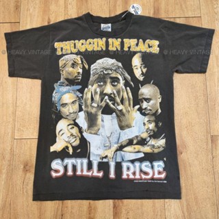 [STILL I RISE] TUPAC  RAPPER HIPHOP BOOTLEG เสื้อลายทูพัค