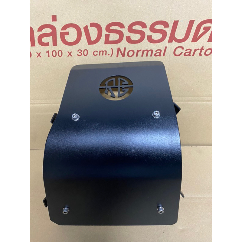 การ์ดกันแคร้งเครื่องมิเนียมปัดด้านกับสีดำPowdercoatสำหรับRoyalclassic350 - รูปที่ 2