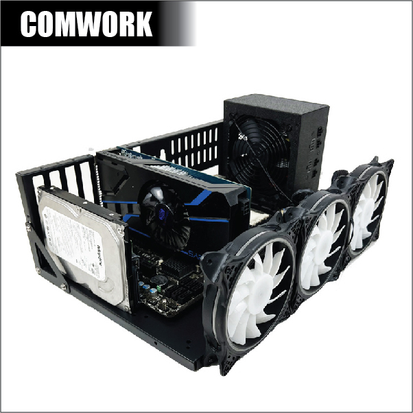 เคส โครง เปิด เปลือย 2D ATX E-ATX CASE COMPUTER WORKSTATION SERVER COMWORK