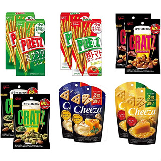 Ezaki Glico Snack Assorted Set (Pretz, Kratz, Cheese) 1 ถุง (12 ชิ้น) ขนม [ส่งตรงจากญี่ปุ่น]