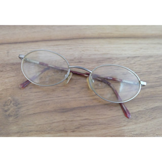 แว่น Vintage Glasses Size 49/20 132mm สีเทา มือสอง ของแท้