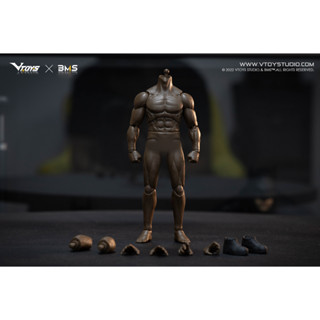 VTOYS X BMS VSD0031 1/12 : ACTION FIGURE BODY ZERO BLACK