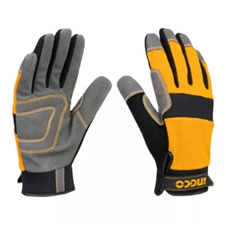 INGCO ถุงมือ ถุงมือช่าง อเนกประสงค์ ไมโครไฟเบอร์ Size : XL Mechanic Gloves