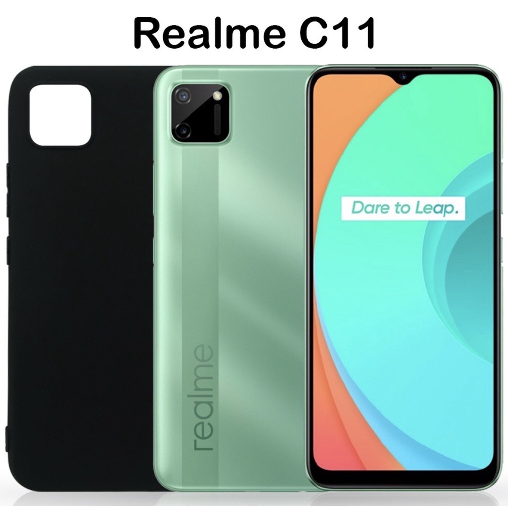 ❌TPU CASE เคสเรียวมี  Realme C11 2021  ❌ เคสซิลิโคน เคสนิ่ม สวยและบางมาก เคสสีดํา realme C11 2021