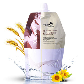 Karsell Maca Power Collagen Hair Pepair Mark 500 ml. (คาร์เซล มาก้า พาวเวอร์ คอลลาเจน แฮร์ รีแพร์) โซวอง ทรีทเม้นท์