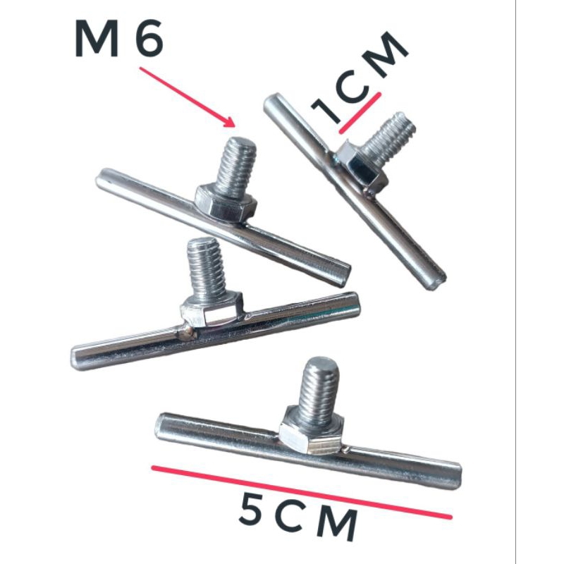 น็อตสแตนเลสM6 มีมือบิดสแตนเลส