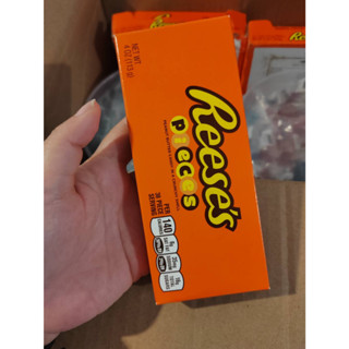 พร้อมส่ง ขนมUSA ยี่ห้อ Reeses รีเซสพีซลูกอมเนยถั่ว 113กรัม