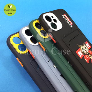 Realme 5 เคสมือถือนิ่ม TPU กันกล้องสีด้านหลังมีช่องใส่การ์ด พิมพ์ลายการ์ตูน