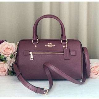 กระเป๋าทรงหมอนสีแดงสวยมาก มีสายสะพายยาว พร้อมส่ง #coach