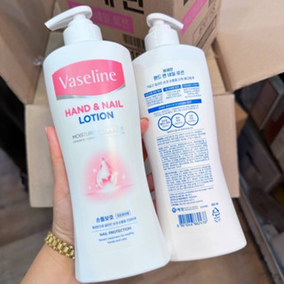 Vaseline Hand &amp; Nail lotion Moisture 3 Complex  ขวดใหญ่ 450 ml.