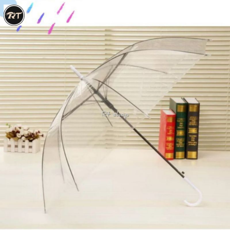 ร่มใสแฟชั่น สไตล์ญี่ปุ่นกันฝนรุ่นT-502