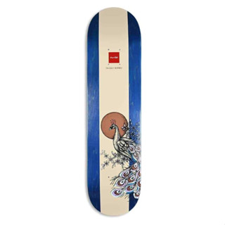 Chocolate | 8.0 x 31.875" Alvarez Peacock Pop Secret Skateboard Deck