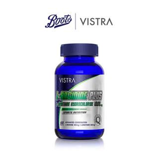 Vistra วิสทร้า แอล-อาร์จินีน พลัส แอ​ล-ออร์นิทีน 60 เม็ด