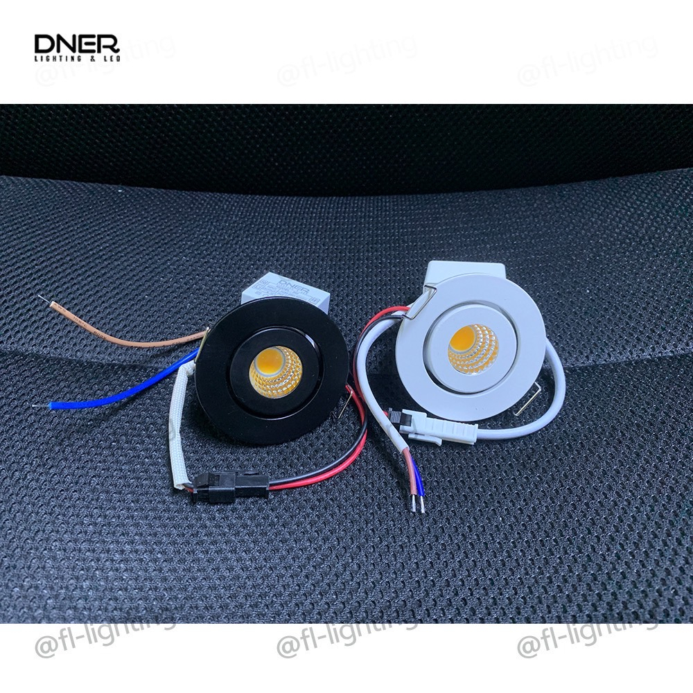 DNER โคมไฟดาวน์ไลท์ LED ฝังฝ้า กลม ปรับหน้าได้ ขนาด 2 รูปที่ 4