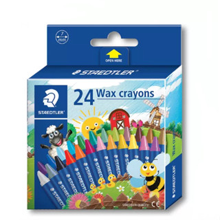 (KTS)ดินสอสีเทียน Staedtler Wax Crayons 24สี