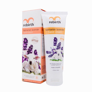 Rebirth pasmanian lavender Hand Cream 75g ครีมทามือ ครีมบำรุงมือ รีเบิร์ท