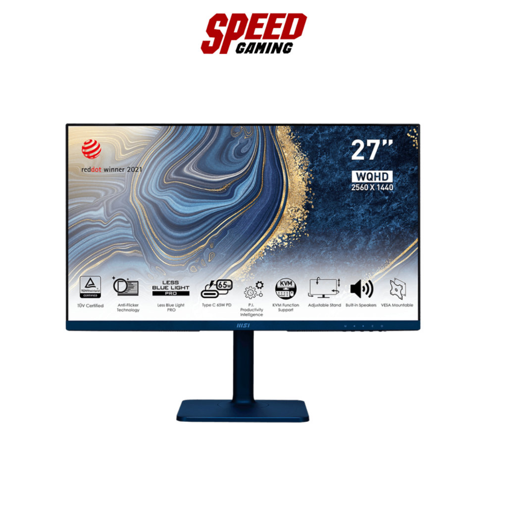 MSI MONITOR MD272QP ULTRAMARINE 27INCH IPS 2560X1440 75Hz By Speed Gaming