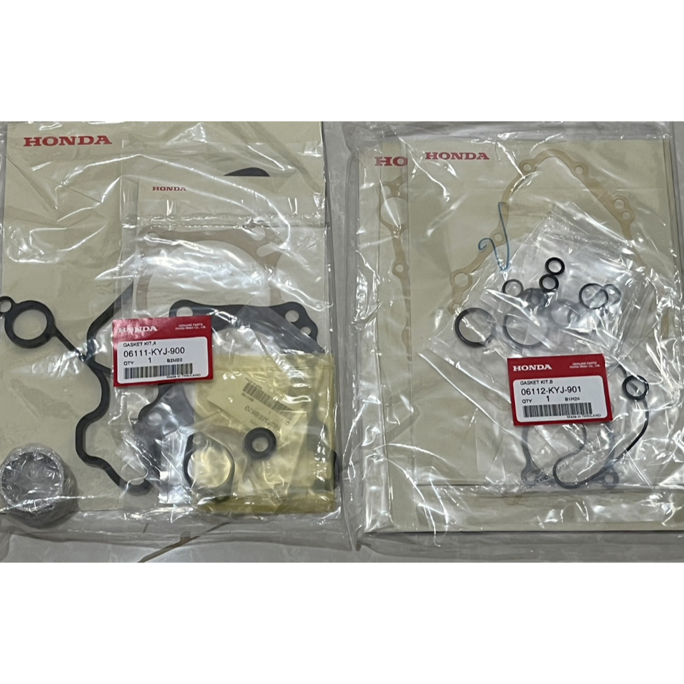 HONDA ชุดปะเก็น CB300R REBEL 300 CBR 250,CBR 300,CRF 250 แท้ GASKET KIT,Aชุดปะเก็น A GASKET KIT,Bปะเก็นชุด B 06111 06112