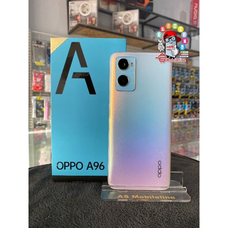 OPPO A 96 RAM8/ROM256 สินค้ามือสอง  ไม่มีตำหนิ ประกันศูนย์ถึง14/10/66