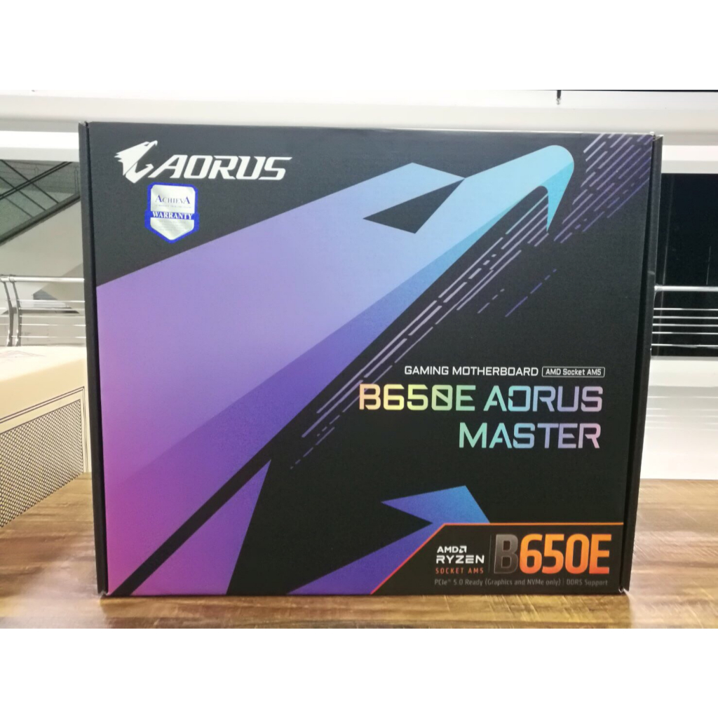 GIGABYTE B650E AORUS MASTER (AM5) (ATX) เมนบอร์ด - ของใหม่ มีประกันศูนย์ 3 ปี